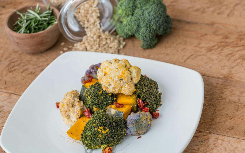Herb-Roasted Vegetables with Rosemary (Healthy Oven-Baked Side Dish)